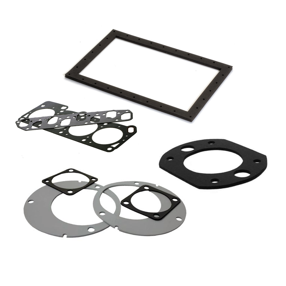 Several different neoprene sponge gaskets