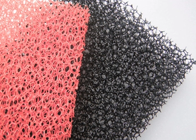 Close-up shot of open vs closed cell gasket materials